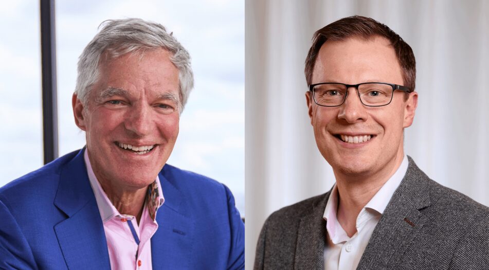 A professional headshot of Charles McManus and Mark Fairless.